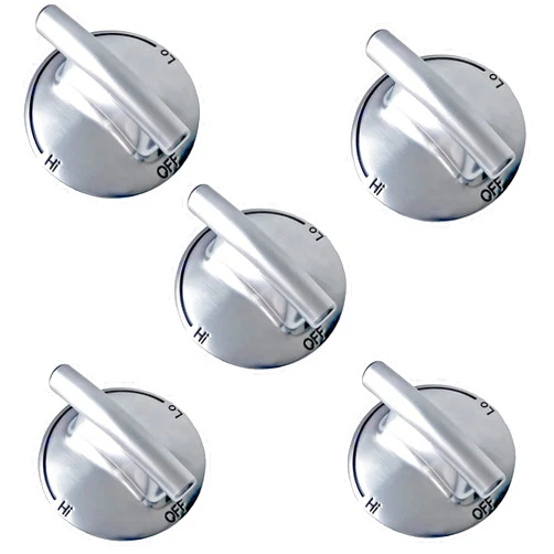 PODOL STAR Surface Burner Knob, 5 Pack, for Maytag Jenn Air AP5668987 PS2375871 7733P410-60