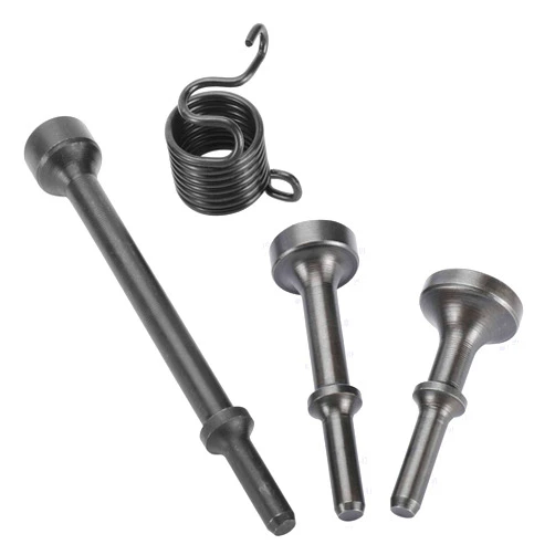 KUNTEC 4 Pcs Smoothing Pneumatic Air Hammer Pneumatic Chisel Bits Tools Kit