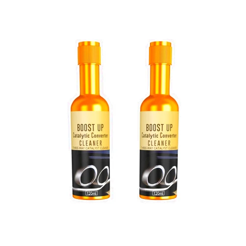 ANRUI Catalytic Converter Cleaner Auto Parts Engine, Exhaust System Pipe Carbon Removal Cleaner Treatment Additive Oil, Fuel System Treatment Oil Additive for Gas and Diesel Car