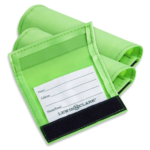 Lewis N. Clark 3-Pack Luggage ID Handle Wrap, Green, One Size