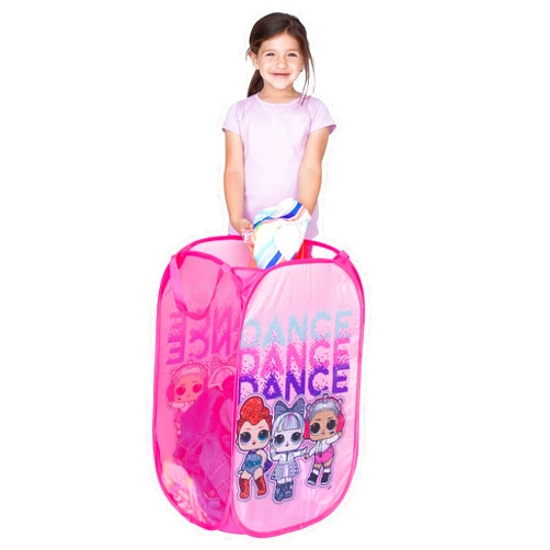 Franco Kids Room Collapsible Storage Bin Pop Up Hamper, One Size, LOL Surprise