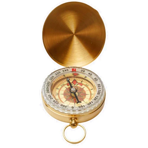 Hxexplore Pocket Compass,Portable Pocket Watch Compass,Classic Pocket Compass for Adult for Comping,Hiking, Mountaineering and Other Outdoor Activities