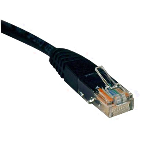 Eaton Tripp Lite Cat5e 350MHz Molded Patch Cable (RJ45 M/M) - Black, 20-ft.(N002-020-BK)
