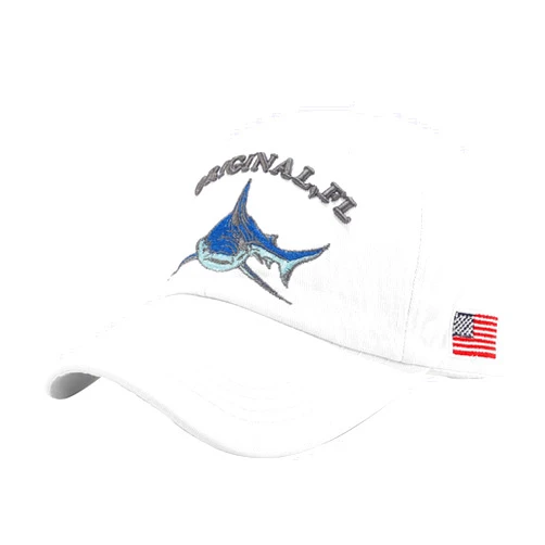 BDUBZ Vintage Washed Denim Baseball Cap Golf Hat Shark Baseball Cap Sun Visor Duck Tongue Cap