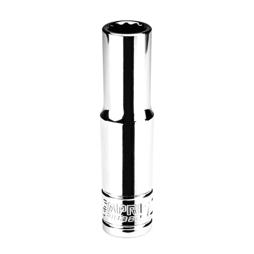 Capri Tools 10 mm Deep Socket, 3/8 in. Drive, 12-point, Metric