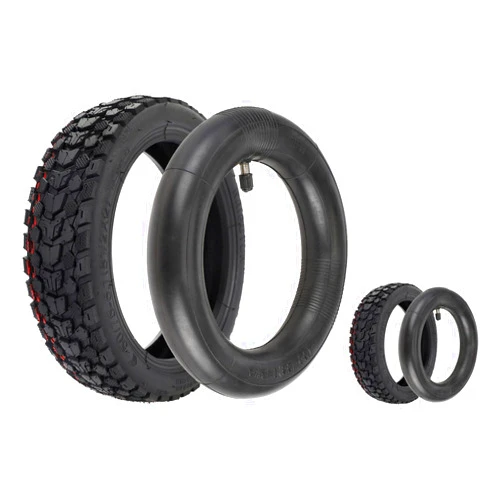 aibiku 50/75-6.1 Off-road Tires with Thickened 8 1/2 x 2 Inner Tube for Xiaomi M365, Pro, Gotrax, 8.5 Inch Scooter Tires, Scooter Accessories (2 Sets)