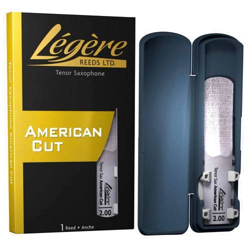 Legere Légère Reeds - Tenor Saxophone Reed, American Cut, Strength 2.00 (TSA2.00) - Premium Synthetic Woodwind Reed