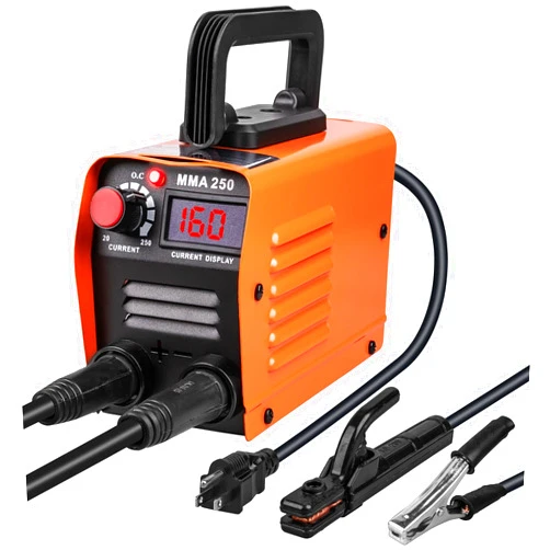 Siasky Mini Welding Machine, Upgraded Welder Machine 110V, Portable Stick Welder MMA-250A, IGBT Inverter Welder with Hot Start, Arc force, Anti-Stick