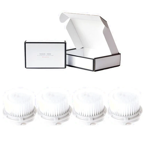 Yearonan Clarisonic Radiance Compatible Replacement Facial Brush Head, Deep Pore Cleansing Brush Head, Compatible with Mia 1, Mia 2, Mia Fit, Alpha Fit, Smart Profile Uplift and Alpha Fit X, 4 Pack