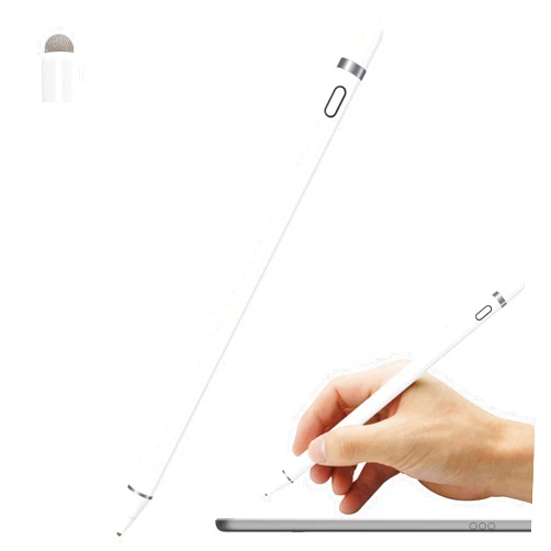 KECOW Active Stylus Pen Compatible for iOS&Android Touch Screens, Pencil with Dual Touch Function,Rechargeable Stylus for iPad/iPad Pro/Air/Mini/iPhone/Cellphone/Samsung/Tablet Drawing&Writing
