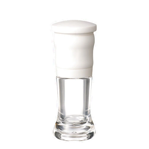 Kyocera CM-10N-WH Mill, 1.4 fl oz (40 ml), Ceramic, Spice, Crystal Salt, Adjustable Coarseness, Disassembly Cleaning, White