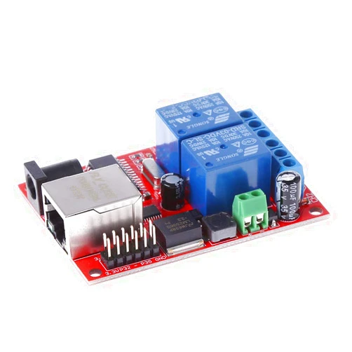 Hardware Pinhaijing LAN Ethernet 2 Way Relay Board Delay Switch TCP/UDP Controller Module Web Server