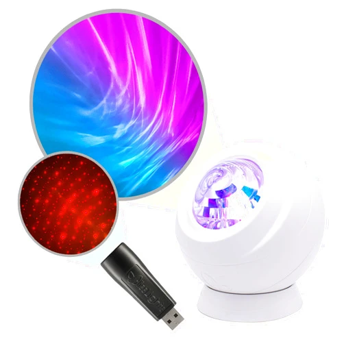 BlissLights Velarus x Starport USB Star Projector Bundle (Red Stars)