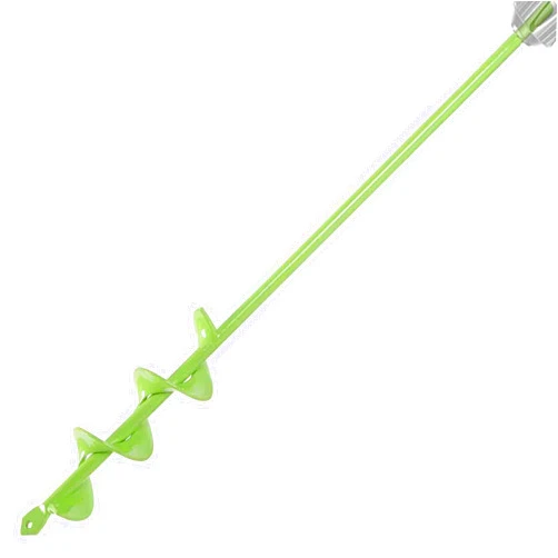 TCBWFY Auger Drill Bit for Planting 1.6x16.5inch Extended Length Garden Auger Spiral Drill Bit for Planting Bulbs Flowers Planting Auger for Drill Post Hole Digger for 3/8”Hex Drill