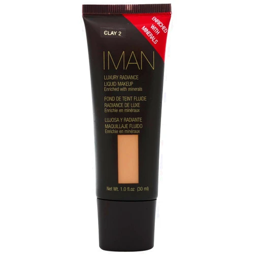 Iman Cosmetics Luxury Radiance Liquid Makeup, Clay 2