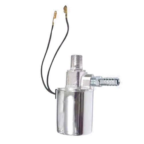 BDZMC 1/4 Inch NPT 12V 24V Train Truck Air Horn Electric Solenoid Valve, Heavy Duty Air Horn Solenoid Valve with Chrome Plated Metal Housing, 150 PSI