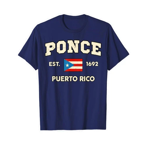 CAT Puerto Rico Flag Hispanic Heritage Month Ponce Boricua Rican T-Shirt