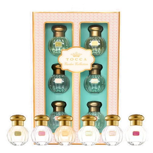 Tocca Mini Perfume Set of 6, 5ml (0.16 Fl Oz) Each, Spring Garden Collection - Includes Florence, Stella, Simone, Giulietta, Cleopatra & Lucia, Eau de Parfum Dabbers Fragrance Gift Set for Women