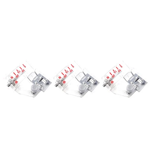 Generic Adjustable Bias Tape Binding Foot, 2024 New Sewing Machines Presser Foot Bias Tape Presser Foot, Adjustable Range is from 5mm to 20mm, for All Low Shank Snap-On Sewing Machine (3)