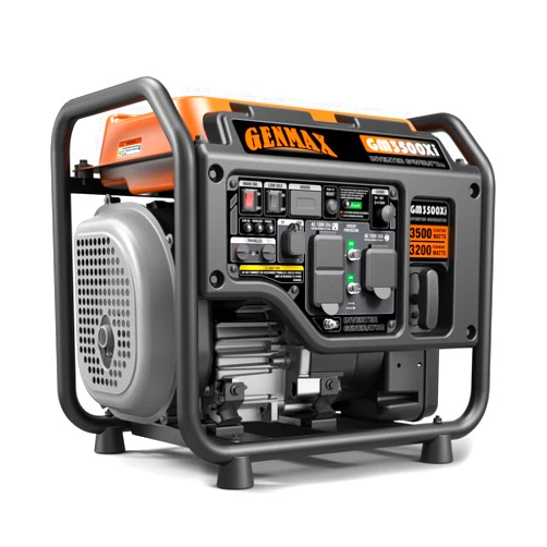 GENMAX GM3500Xi Open Frame RV Ready Inverter Generator-3500 Peak Watts-Gas Powered，Quiet Technology, EPA Compliant