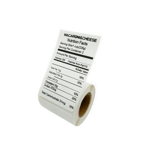 PUQULABEL Self-Adhesive Multi-Purpose Label Compatible for PUQU Q Series Label Printer-1 Roll of 180 Labels 50x80mm (2.0''x3.2'')