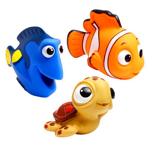 The First Years Disney Finding Nemo Bath Toys - Dory, Nemo, and Squirt — Squirting Kids Bath Toys for Sensory Play - 3 Count