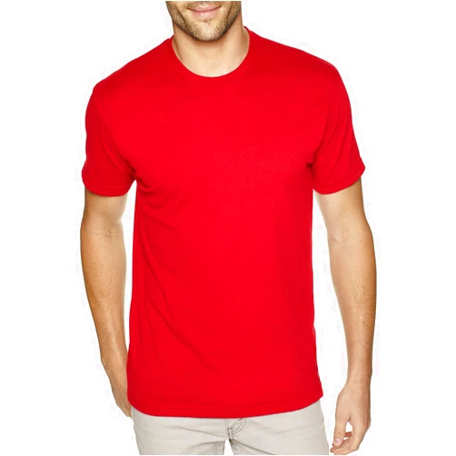 Next Level Apparel Next Level Men's Premium Fitted Sueded Crew, Red, X-Large