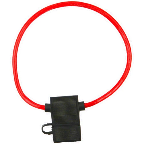 WATERCARBON Install Bay ATFH12C-10 Waterproof ATC Fuse Holder 12-Gauge with Cover (10-Pack),Black