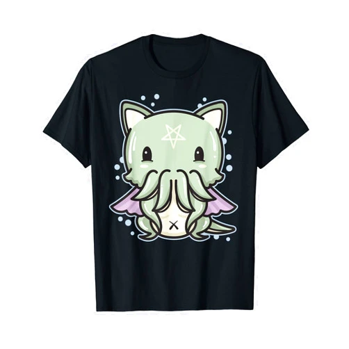 Kawaii Krypt - Creepy Cute Shirts & Gifts Pastel Goth Cathulhu Cat - Creepy Cute Kawaii Cthulhu Gift T-Shirt