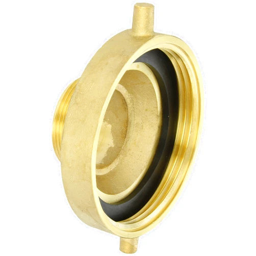 Dixon Valve HA4525F Brass Fire Equipment, Hydrant Adapter with Pin Lug, 4-1/2