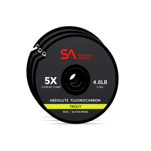 Scientific Anglers Absolute Fluorocarbon Trout Tippet Assortment 4X, 5X, 6X