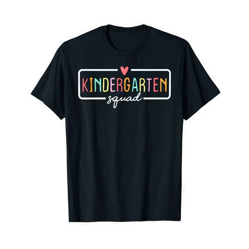 First Day Of Kindergarten Dream Team Teachers Kids Kindergarten Team Crew Kinder Squad Back To School Teacher Men Women Girls Kids T-Shirt