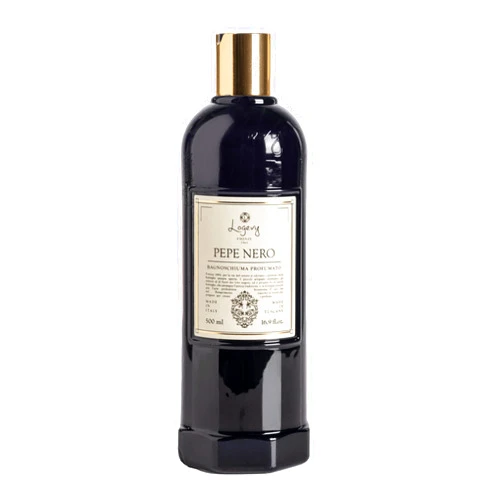 L LOGEVY FIRENZE 1965 Logevy Pepe Nero Shower Gel – Indulgent Black Pepper Aroma Made from the Best Skin-Friendly Ingredients, Rich in Nutritional Properties for Rejuvenating, Hydrating, and Soothing Action – 500ml