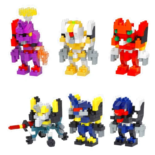 KAWADA Nanoblock Mini Nano Evangelion Vol.2 (Box) NBMC_19S 1 Box = 6 Pieces, Total of 6 Types