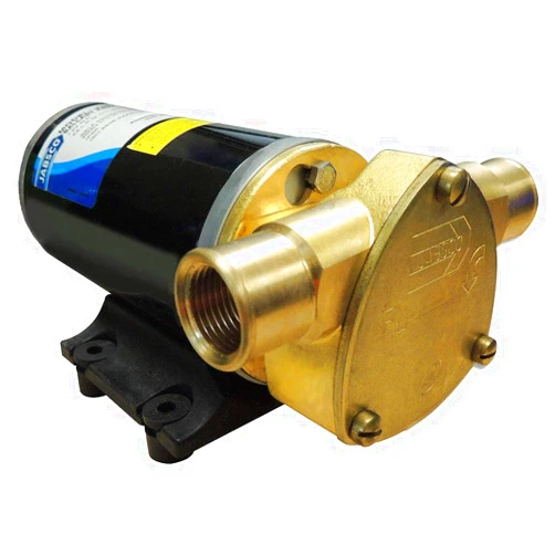 Jabsco Ballast King Bronze DC Pump with Deutsch Connector - No Reversing Switch - 15 GPM