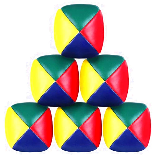 Patelai 6 Packs Juggling Balls Set for Beginners, Quality Mini Juggling Balls, Durable Juggle Ball Kit, Soft Easy Juggle Balls
