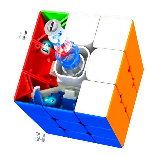 CuberShop Moyu RS3M 2021 MagLev 3x3 Magnetic Speed Cube, moyu RS3M Maglev Professional 3x3 Stickerless Speed Cube, Upgraded Version of Moyu RS3M 2020 (RS3 M 2021 MagLev Pro Version)