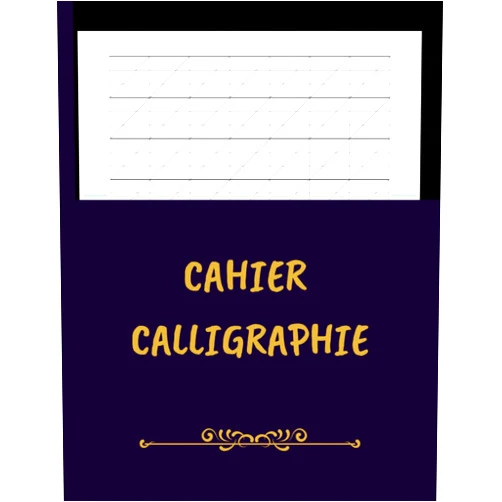 Coin de calligraphie Cahier de CALLIGRAPHIE: 120 pages pour l'entrainement à l'écriture calligraphique , Carnet d'exercices - écriture manuscrite, Cahier d'exercices de ... 21,59 x 27,94 cm (format A4) (French Edition)