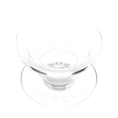 PopSockets ​​​​PopSockets Phone Grip with Expanding Kickstand, Adhesive Grip - Clear