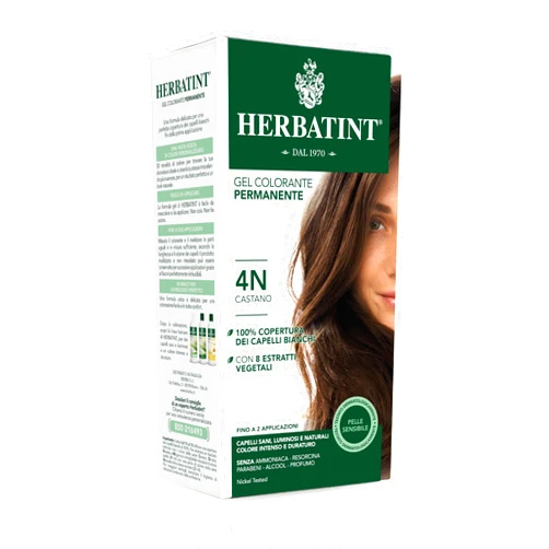 Herbatint Permanent Herbal Haircolour Gel 4N Chestnut - 135 mL