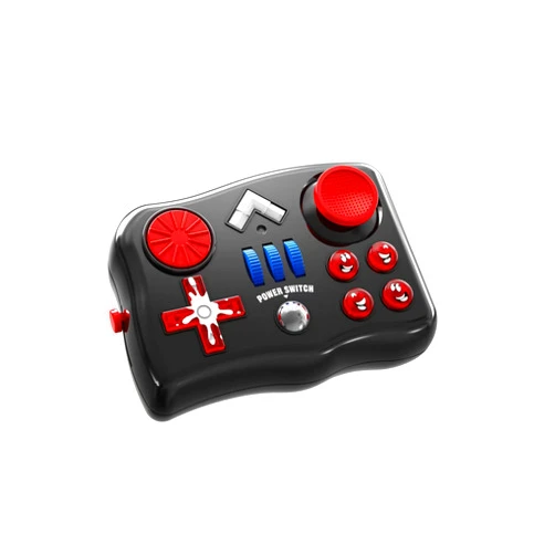 Raqieden Fidget Game Controller Cube Toy, Game Controller Fidget Stress and Anxiety Relief Toys, Fidgets Controller Toy Relaxing Hand-Held for Adults, Killing Time Cool Fidget Block for ADD/ADHD/OCD(Black)
