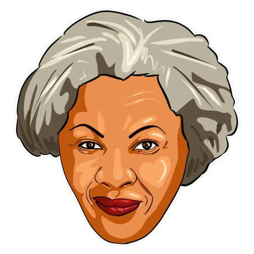 CRR Graphics Toni Morrison Bumper Sticker Vinyl Decal 5