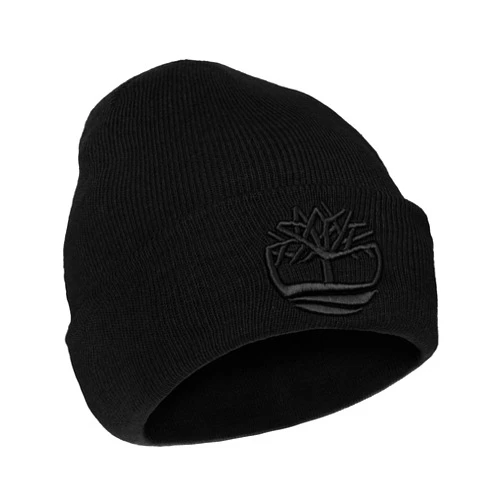 Timberland Men’s Tonal 3D Embroidery Beanie - Soft Knit Winter Hat, Raised Logo, Warm Stretch Fit for Cold Weather Wear