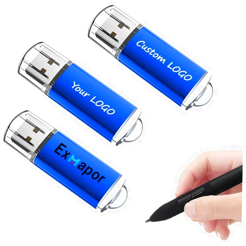 Exmapor USB Flash Drives Custom Logo 1GB 100PCS Exmapor Personalized Memory Stick