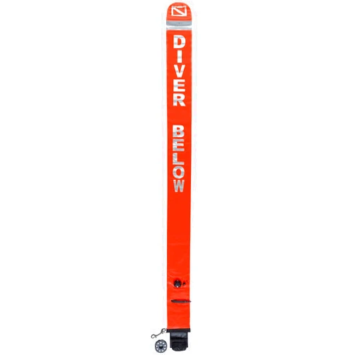 Mares Diver Marker Buoy - All in One | 180cm Height Highly Visible Scuba Diving Surface Marker Buoy (DSMB)