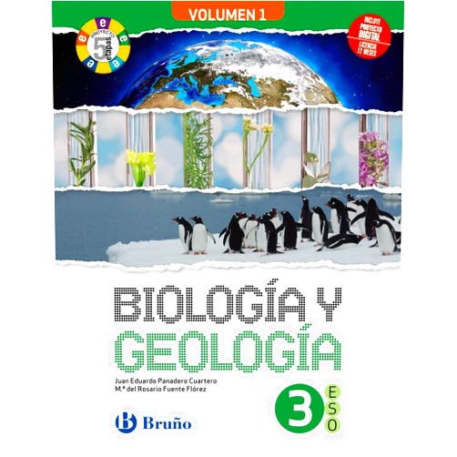 Juan Eduardo Panadero Cuartero,María Rosario Fuente Flórez Biología y Geología 3 ESO 3 volúmenes Proyecto 5 etapas