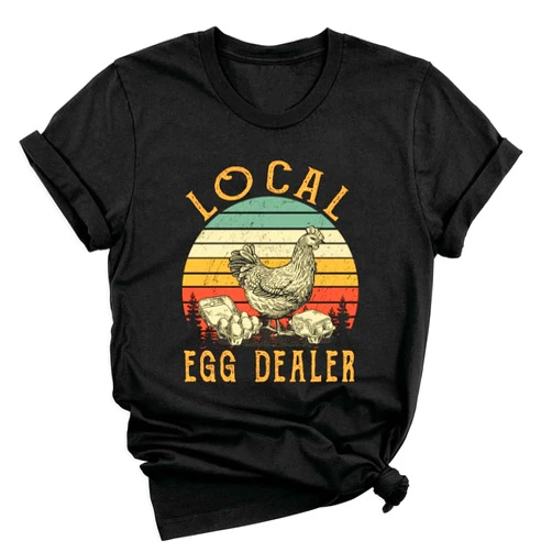Thaimanh Local Egg Dealer Shirt, Easter Egg Dealer Shirt, Funny Easter T-Shirt, Chicken Shirt, Farm Lover Gift, Egg Dealer Tee, Farmer Life Shirt