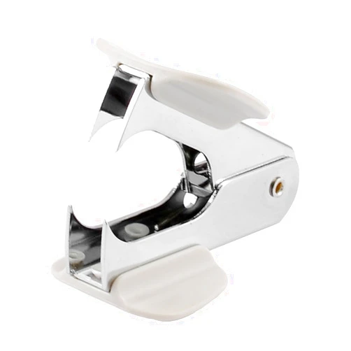 Uxcell a13041200ux0072 Students Steel Jaw Style Staples Remover Puller White for 24/6 26/6 Staple