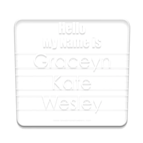 Handmade Name Tracing Board | Acrylic Dry Erase Learning Board | Reusable Personalized Washable Board | Preschool Learning | Education Supplies