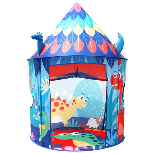 KirKjufell Unique Dinosaur Kids Tent as Kids Toys| Pop Up Play Tent as Kids Playhouse Indoor Tent for Kids as kidTent & Princess Tent | Kids Play Tent as Gifts for 3, 4, 5 Years Old Boys & Girls